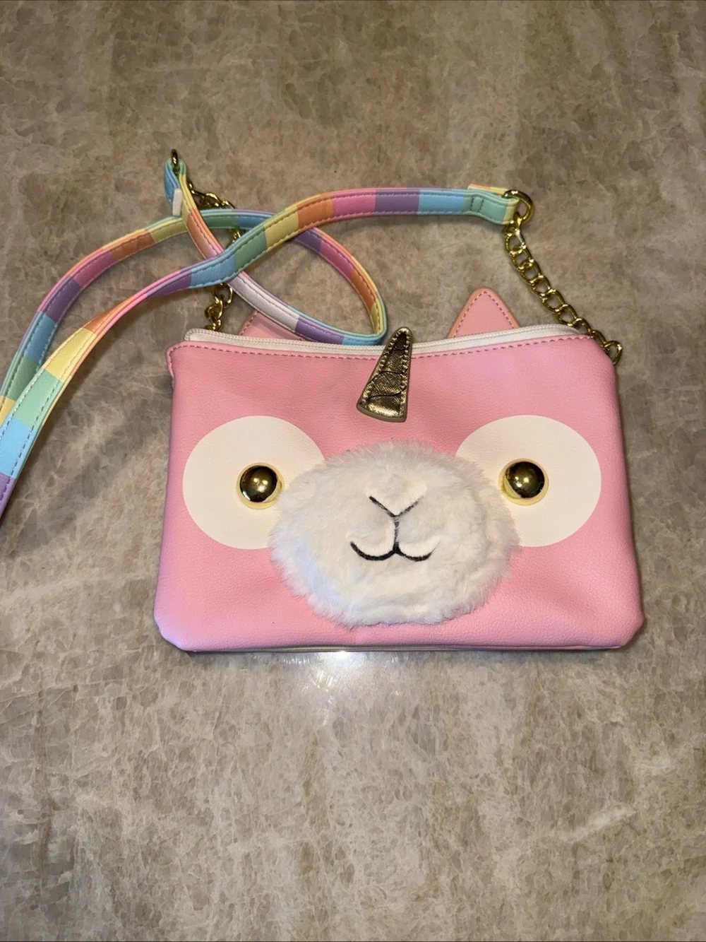 Betsey Johnson unicorn lama crossbody